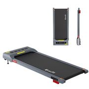 Everfit Treadmill Electric Walking Pad Incline Under Desk Home Gym 380mm Grey