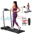 Everfit 2 in 1 Treadmill Electric Walking Pad Under Desk Home Gym Fitness 380mm Black TMILL-380-PAD