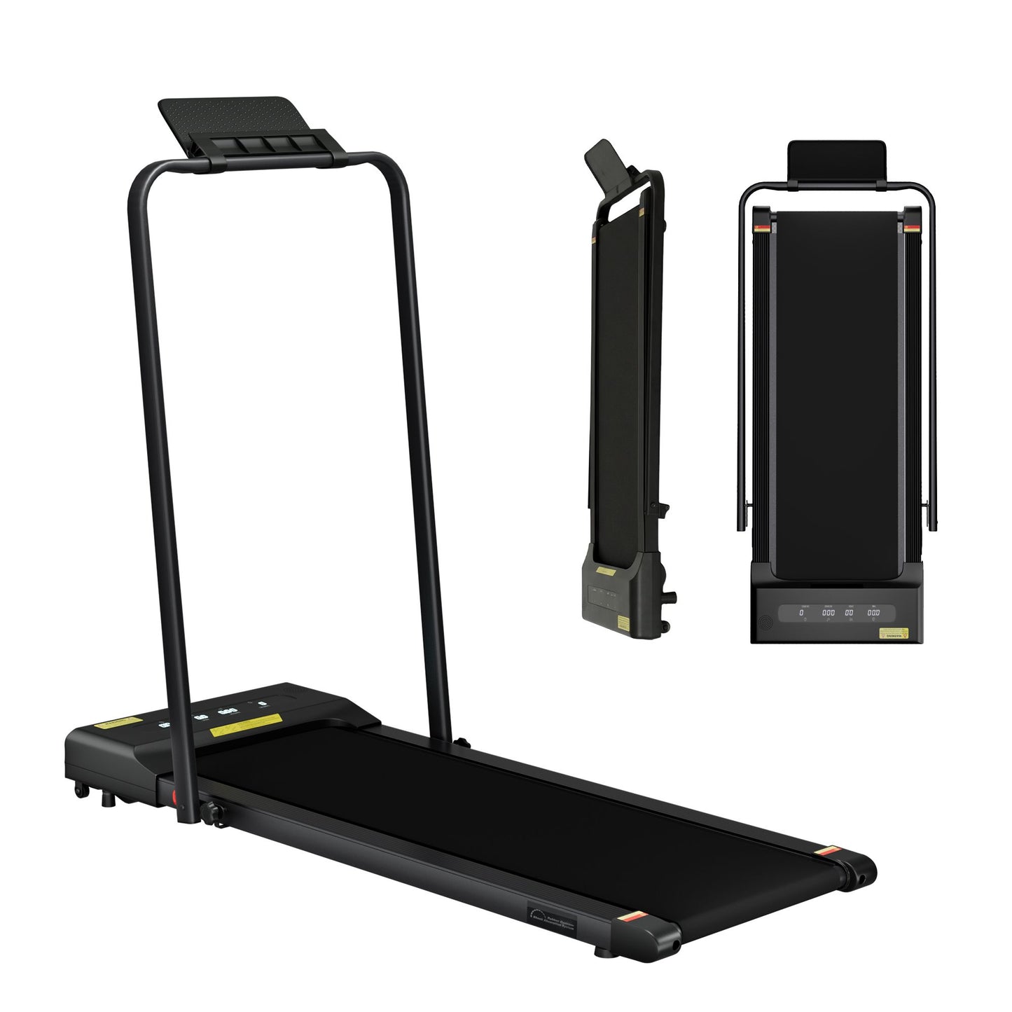 Everfit 2 in 1 Treadmill Electric Walking Pad Under Desk Home Gym Fitness 380mm Black TMILL-380-PAD