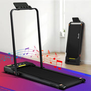 Everfit 2 in 1 Treadmill Electric Walking Pad Under Desk Home Gym Fitness 380mm Black TMILL-380-PAD