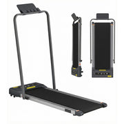 Everfit 2 in 1 Treadmill Electric Walking Pad Under Desk Home Gym Fitness 380mm Grey TMILL-380-PAD-GR