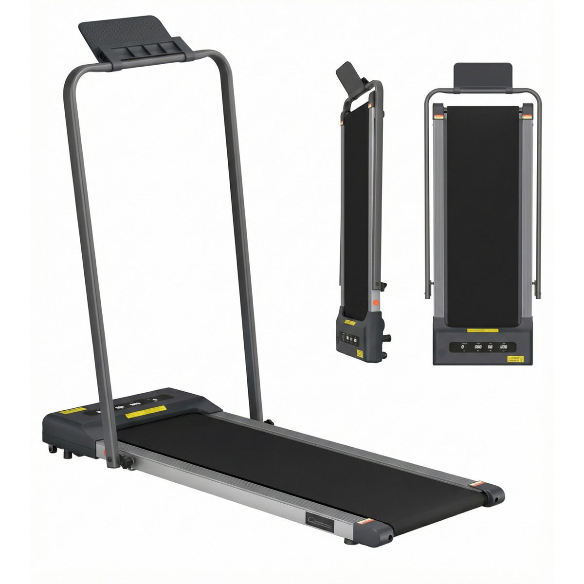 Everfit 2 in 1 Treadmill Electric Walking Pad Under Desk Home Gym Fitness 380mm Grey TMILL-380-PAD-GR
