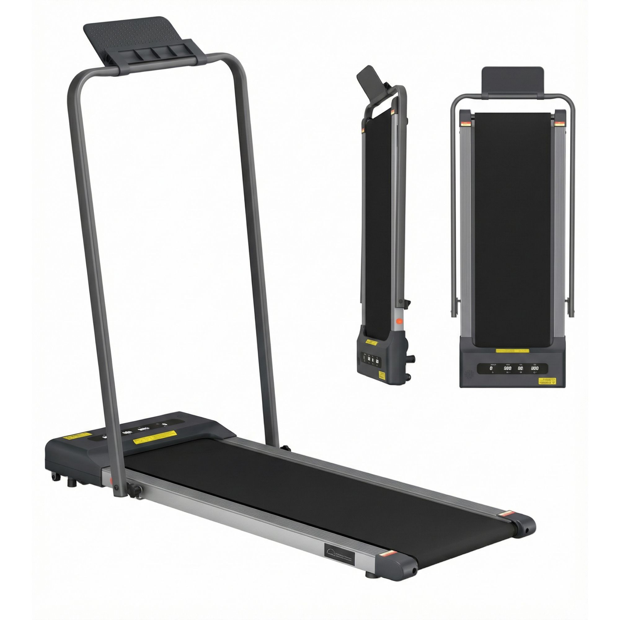 Everfit 2 in 1 Treadmill Electric Walking Pad Under Desk Home Gym Fitness 380mm Grey TMILL-380-PAD-GR