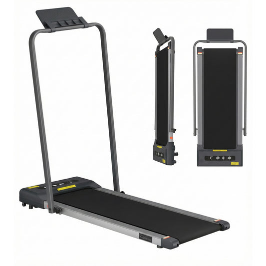 Everfit 2 in 1 Treadmill Electric Walking Pad Under Desk Home Gym Fitness 380mm Grey TMILL-380-PAD-GR