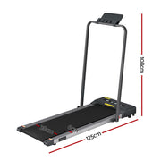 Everfit 2 in 1 Treadmill Electric Walking Pad Under Desk Home Gym Fitness 380mm Grey TMILL-380-PAD-GR