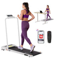 Everfit 2 in 1 Treadmill Electric Walking Pad Under Desk Home Gym Fitness 380mm White TMILL-380-PAD-WH