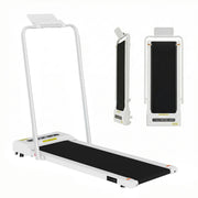 Everfit 2 in 1 Treadmill Electric Walking Pad Under Desk Home Gym Fitness 380mm White TMILL-380-PAD-WH