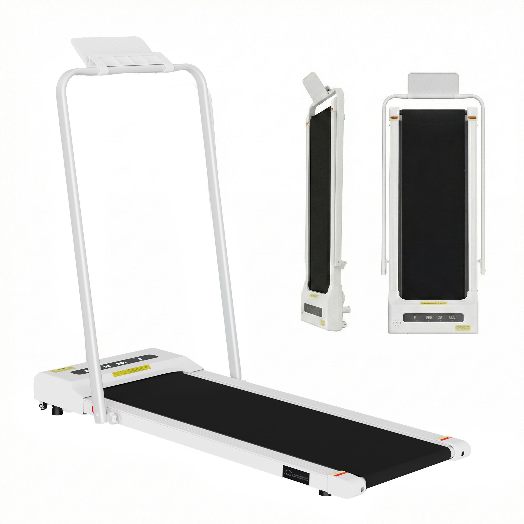 Everfit 2 in 1 Treadmill Electric Walking Pad Under Desk Home Gym Fitness 380mm White TMILL-380-PAD-WH