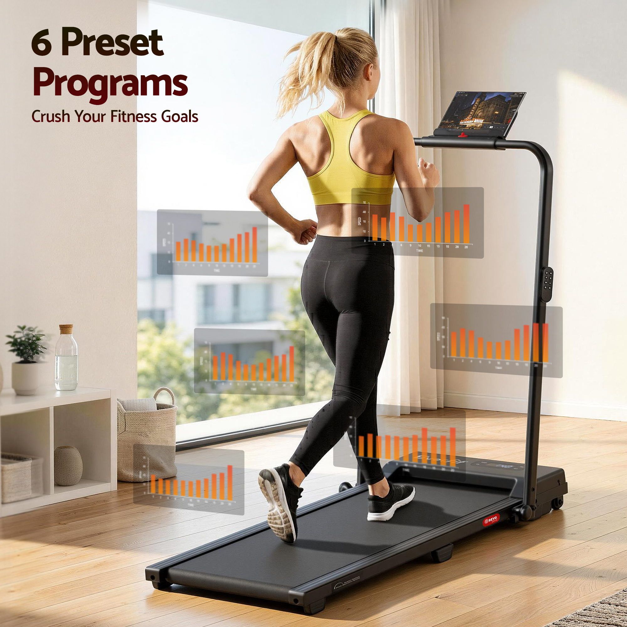 Everfit 3 in 1 Walking Pad Treadmill 12% Incline Under Desk Foldable Treadmills for Home Gym With 38cm Wide Belt APP Control