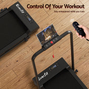 Everfit 3 in 1 Walking Pad Treadmill 12% Incline Under Desk Foldable Treadmills for Home Gym With 38cm Wide Belt APP Control
