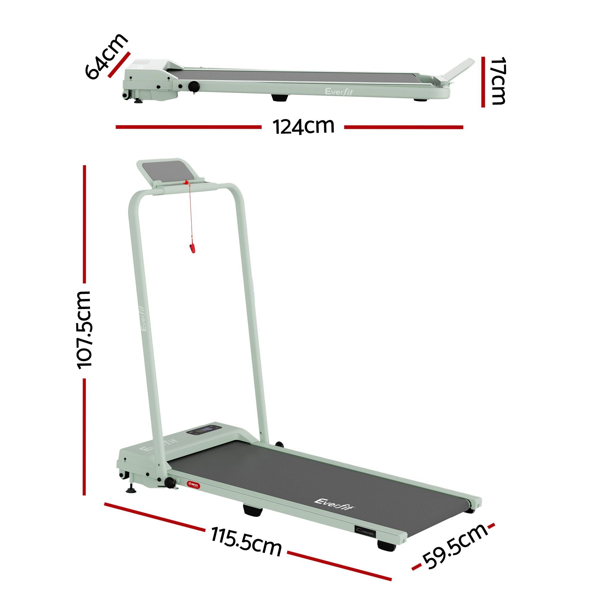 Everfit 3 in 1 Walking Pad Treadmill 12% Incline Under Desk Foldable Treadmills for Home Gym With 38cm Wide Belt APP Control