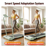Everfit 3 in 1 Walking Pad Treadmill 12% Incline Under Desk Foldable Treadmills for Home Gym With 38cm Wide Belt APP Control
