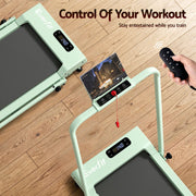 Everfit 3 in 1 Walking Pad Treadmill 12% Incline Under Desk Foldable Treadmills for Home Gym With 38cm Wide Belt APP Control