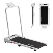 Everfit 3 in 1 Walking Pad Treadmill 12% Incline Foldable Under Desk Treadmills for Home Gym With 38cm Wide Belt White