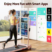 Everfit 3 in 1 Walking Pad Treadmill 12% Incline Under Desk Treadmills for Home Gym With 38cm Wide Belt APP TMILL-380H-2INC-PK