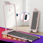 Everfit 3 in 1 Walking Pad Treadmill 12% Incline Under Desk Treadmills for Home Gym With 38cm Wide Belt APP TMILL-380H-2INC-PK