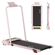 Everfit Treadmill Electric Walking Pad Incline Under Desk 380mm Pink