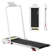 Everfit Treadmill Electric Walking Pad Incline Under Desk 380mm White