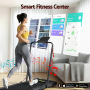 Everfit Treadmill Electric Walking Pad Under Desk Home Gym Fitness 400mm Black