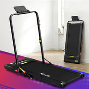 Everfit Treadmill Electric Walking Pad Under Desk Home Gym Fitness 400mm Black