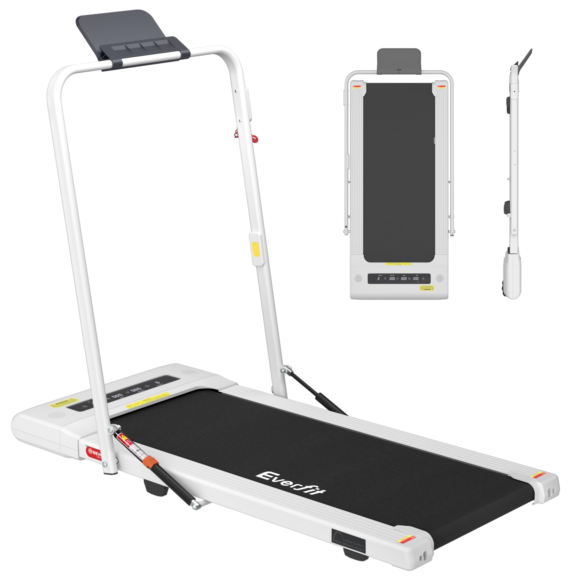 Everfit Treadmill Electric Walking Pad Under Desk Home Gym Fitness 400mm White