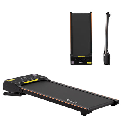 Everfit 3 in 1 Walking Pad Treadmill 20% Auto Incline Under Desk Treadmills for Home Gym With 40cm Wide Belt TMILL-400-AINC-BK