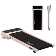 Everfit 3 in 1 Walking Pad Treadmill 20% Auto Incline Under Desk Treadmills for Home Gym With 40cm Wide Belt Pink