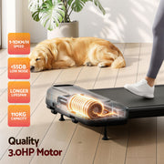 Everfit 3 in 1 Treadmill Electric Walking Pad with Incline Under Desk Home Gym Black