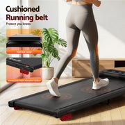 Everfit 3 in 1 Treadmill Electric Walking Pad with Incline Under Desk Home Gym Black