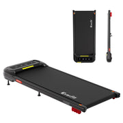 Everfit 3 in 1 Treadmill Electric Walking Pad with Incline Under Desk Home Gym Black