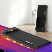 Everfit 3 in 1 Treadmill Electric Walking Pad with Incline Under Desk Home Gym Black