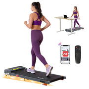 Everfit 3 in 1 Treadmill Electric Walking Pad with Incline Under Desk Home Gym Grey