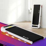 Everfit 3 in 1 Treadmill Electric Walking Pad with Incline Under Desk Home Gym White