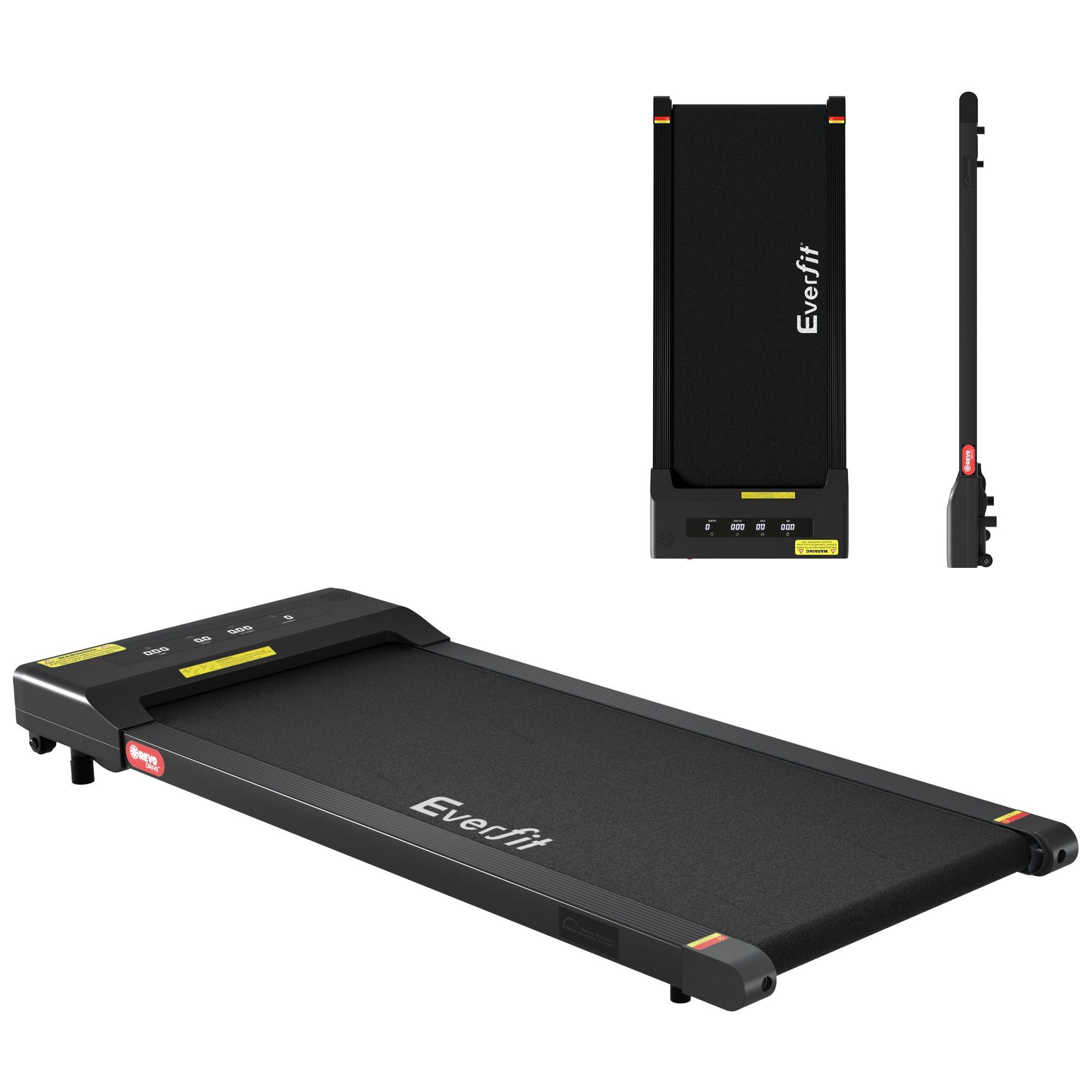 Everfit 2 in 1 Treadmill Electric Walking Pad Under Desk Home Gym Fitness 400mm Black TMILL-400-PAD