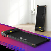 Everfit 2 in 1 Treadmill Electric Walking Pad Under Desk Home Gym Fitness 400mm Black TMILL-400-PAD