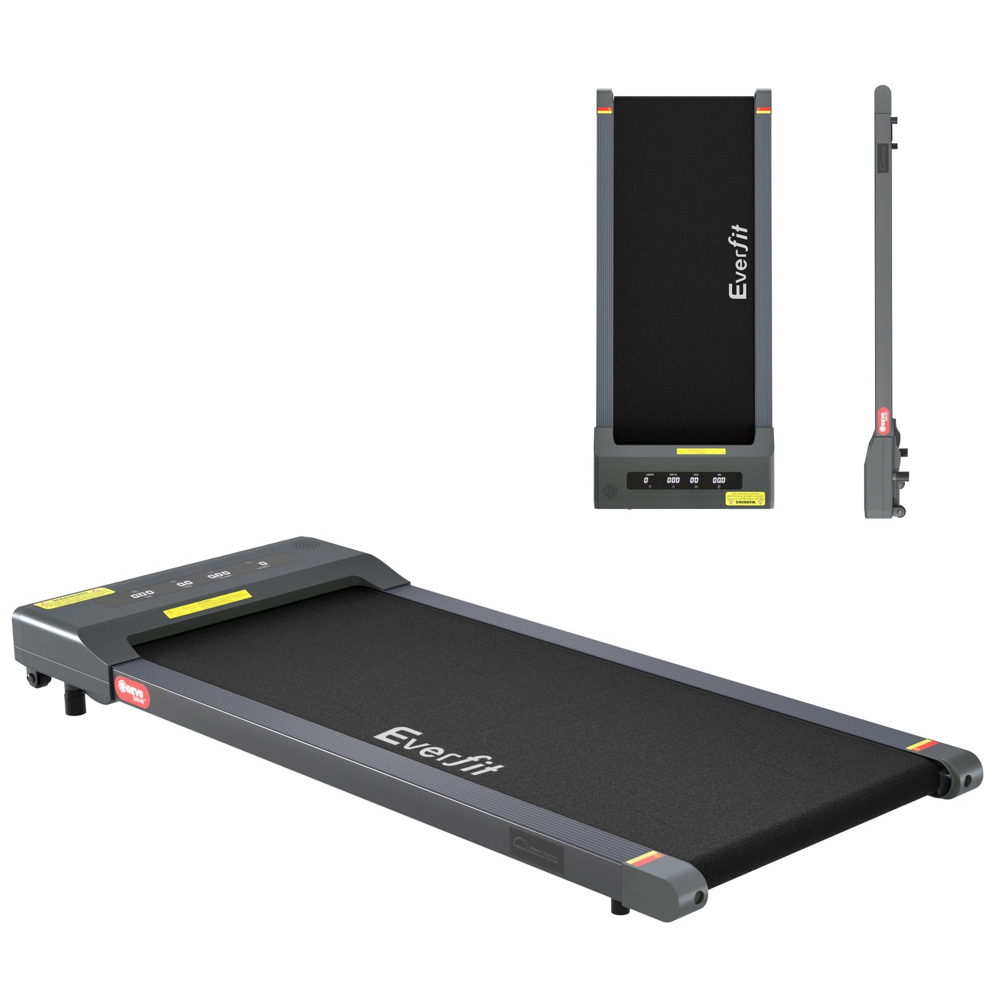 Everfit 2 in 1 Treadmill Electric Walking Pad Under Desk Home Gym Fitness 400mm Grey TMILL-400-PAD-GR