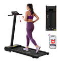 Everfit Walking Pad Treadmill 2 in 1 Foldable for Home Gym 40cm Wide Belt 12 Programs with App TMILL-400-TH-BK