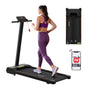 Everfit Walking Pad Treadmill 2 in 1 Foldable for Home Gym 40cm Wide Belt 12 Programs with App TMILL-400-TH-BK