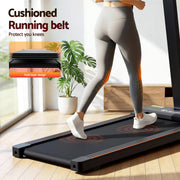 Everfit Walking Pad Treadmill 2 in 1 Foldable for Home Gym 40cm Wide Belt 12 Programs with App TMILL-400-TH-BK