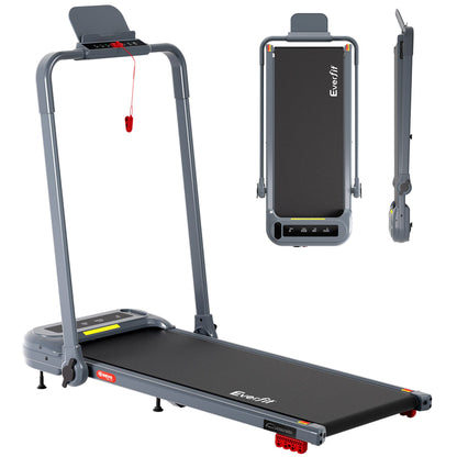 Everfit 3 in 1 Treadmill Electric Walking Pad with Incline Foldable for Home Gym Grey TMILL-400H-INC-GR