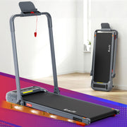 Everfit 3 in 1 Treadmill Electric Walking Pad with Incline Foldable for Home Gym Grey