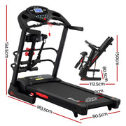 Everfit Treadmill Electric Home Gym Fitness Exercise Machine w/ Massager 480mm TMILL-480-M16-MSG