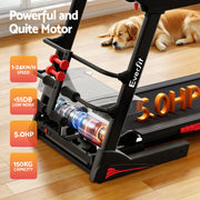 Everfit Treadmill Electric Home Gym Fitness Exercise Machine w/ Sit Up Bar 480mm TMILL-480-M804-SUB-AB