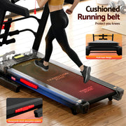 Everfit Treadmill Electric Home Gym Fitness Exercise Machine w/ Sit Up Bar 480mm TMILL-480-M804-SUB-AB