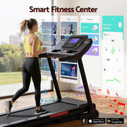 Everfit Treadmill Electric Auto Incline Home Gym Fitness Exercise Machine 520mm