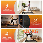 Everfit Treadmill Electric Auto Incline Home Gym Fitness Exercise Machine 450mm