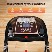 Everfit Treadmill Electric Auto Incline Home Gym Fitness Exercise Machine 450mm
