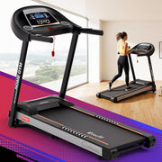 Everfit Treadmill Electric Auto Incline Home Gym Fitness Exercise Machine 450mm