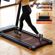 Everfit Treadmill Electric Home Gym Fitness Exercise Fully Foldable 450mm Black