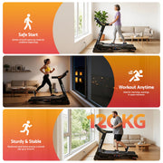 Everfit Treadmill Electric Auto Incline Home Gym Fitness Exercise Machine 480mm